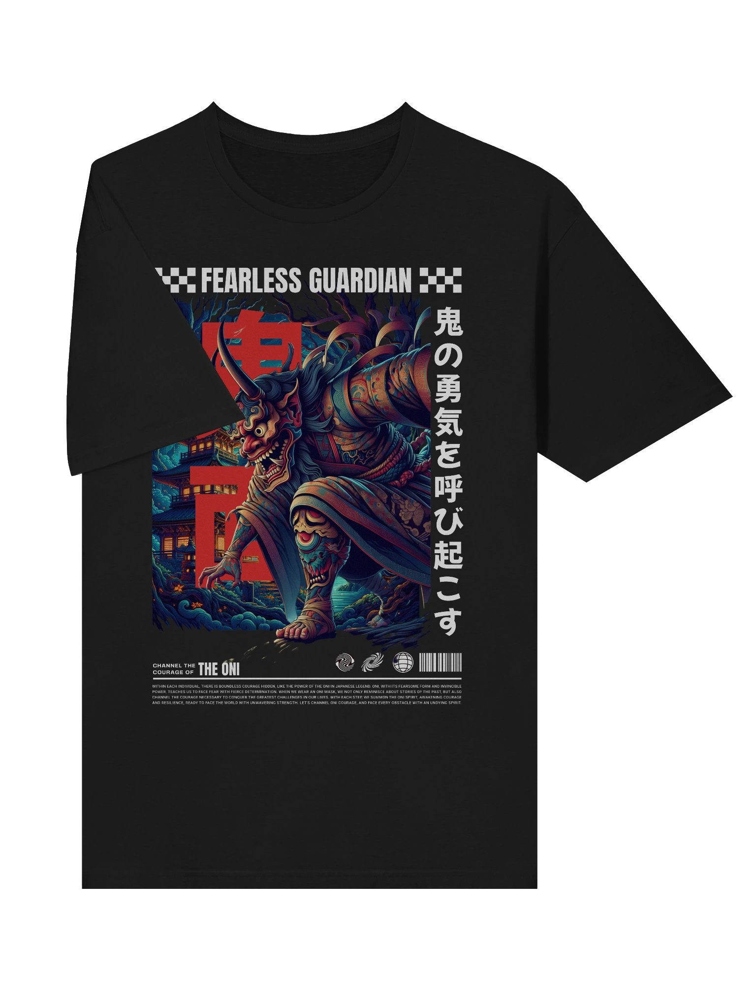 Fearless Oni Guardian T-Shirt - Gildan Softstyle product image (3)