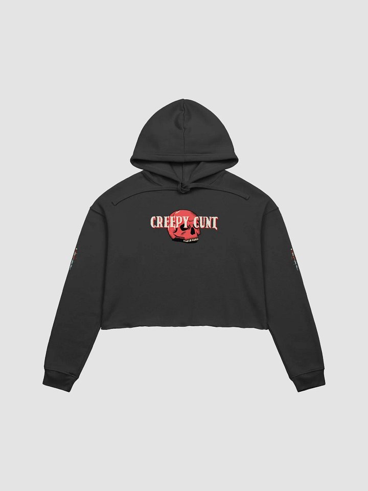 CREEPY CROPPED HOODIE product image (1)