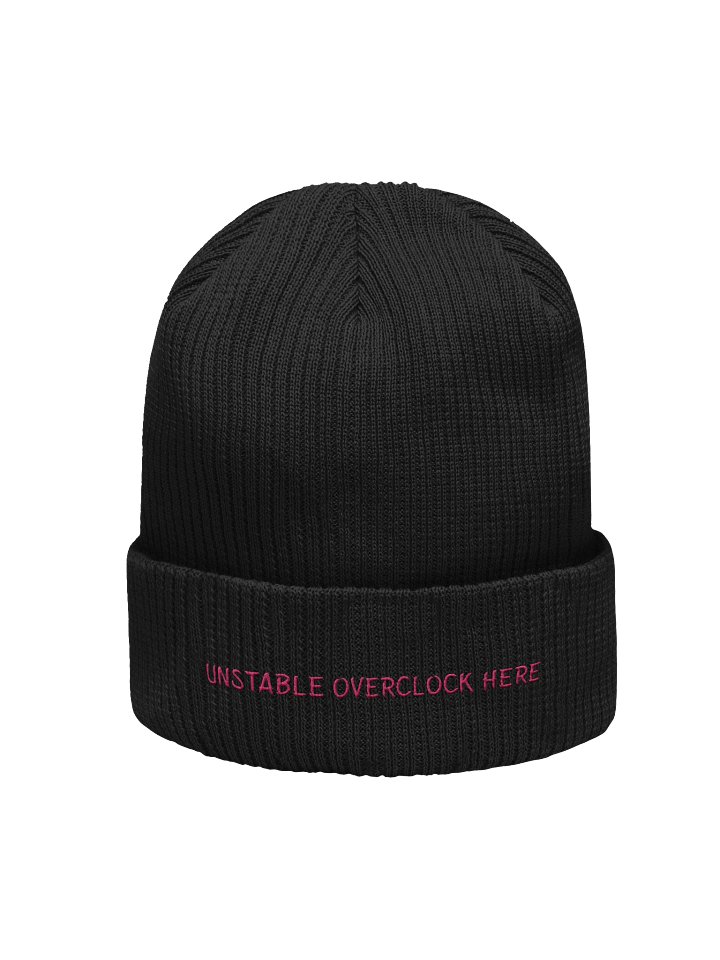Unstable OverClock Here. Meme Beanie product image (1)