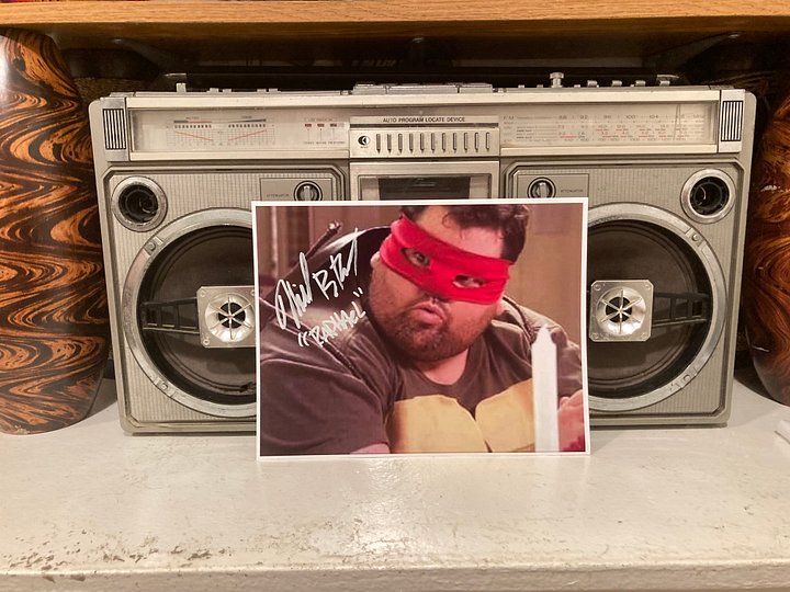 Raphael Turtle Warrior Autographed Photo | Dinner With Raphael Movie product image (1)