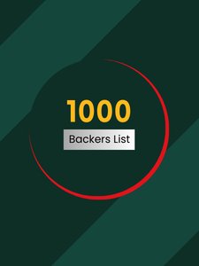 1k Verified Backers List product image (1)