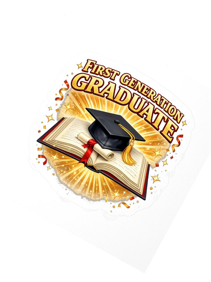First Generation Graduate - Kiss-Cut Sticker product image (2)