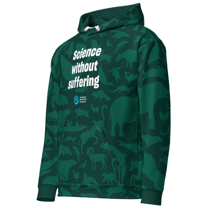 Science without suffering hoodie - Green product image (2)