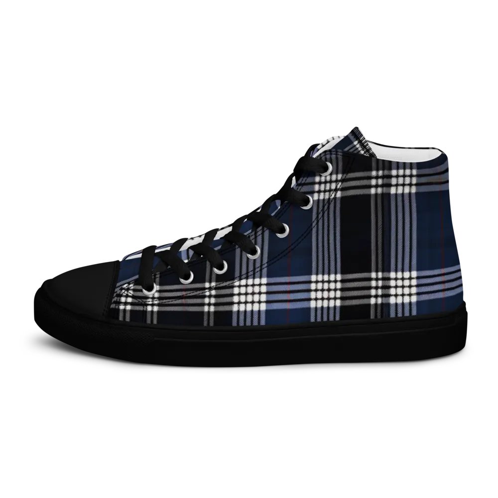 Blue Tartan Shoes - Men's High Tops product image (5)