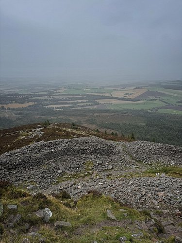 The Pictish hillfort on top of Mither Tap, Aberdeenshire, commands a view over the surrounding area. Occupied up to the 8th c...