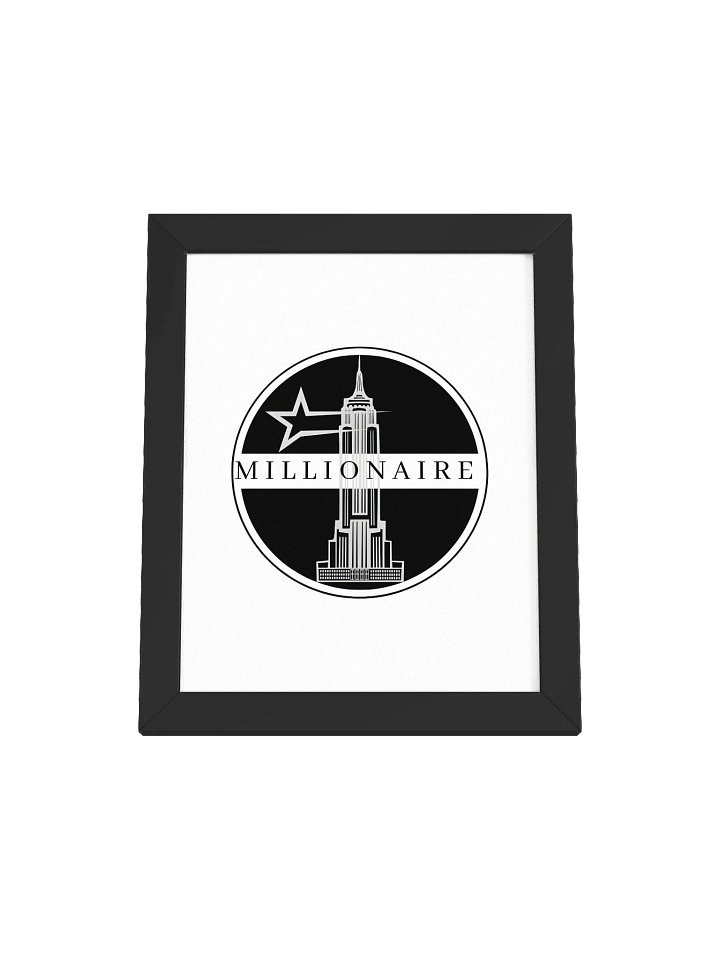 Framed High-Quality Millionaire Poster (in) product image (3)