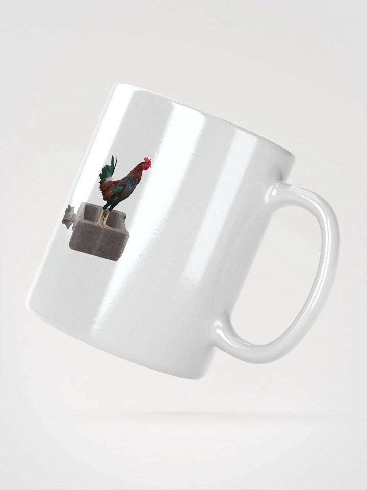 Rooster King White Glossy Mug product image (6)