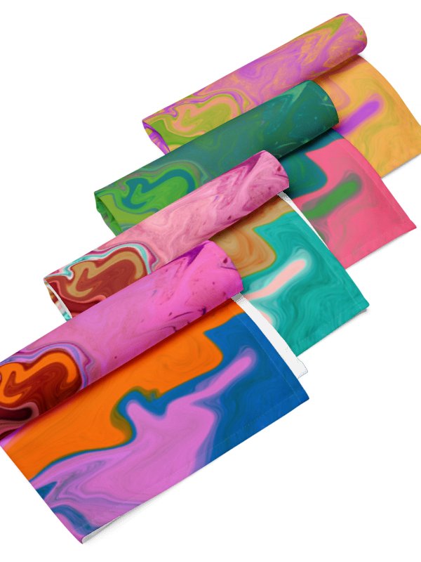Iridescent Pattern Cloth Napkin Set (4) product image (1)