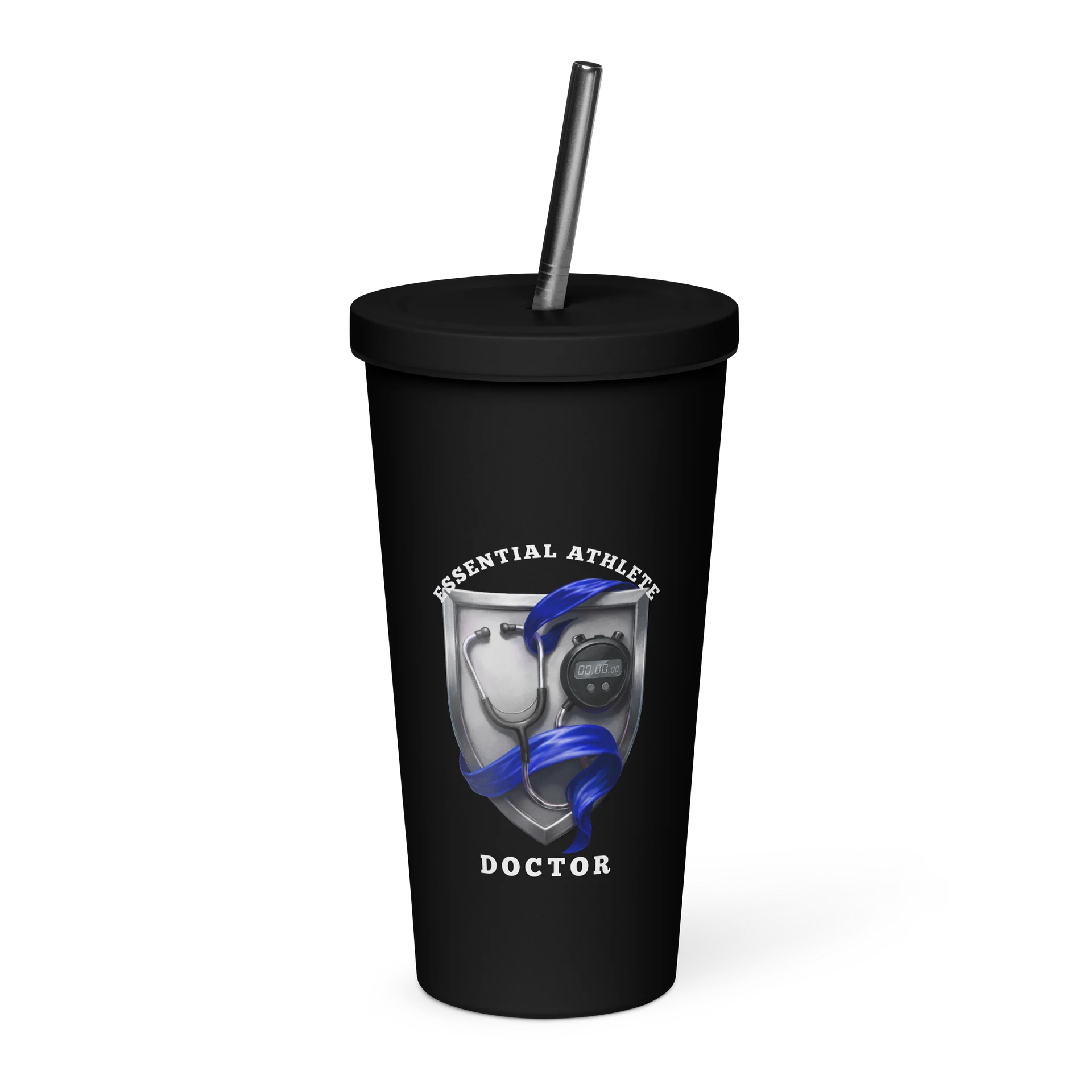 Shield Series: Doctor Edition White Tumbler Straw product image (1)