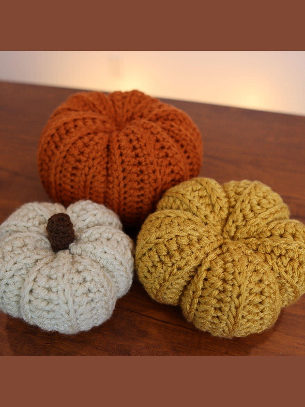 Crochet Pumpkin Stack (Digital PDF Pattern) product image (2)