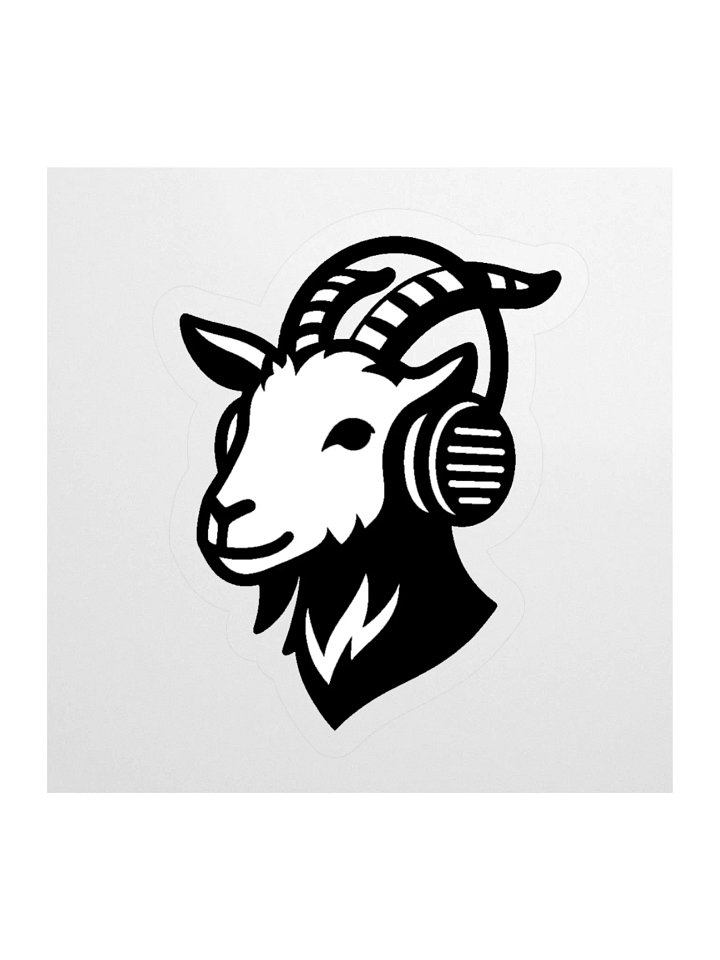 GOAT Kiss-Cut Sticker product image (2)