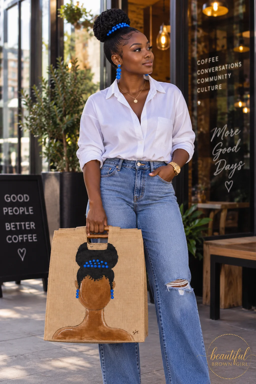 Beautiful Brown Girl Signature Custom Bag product image (3)