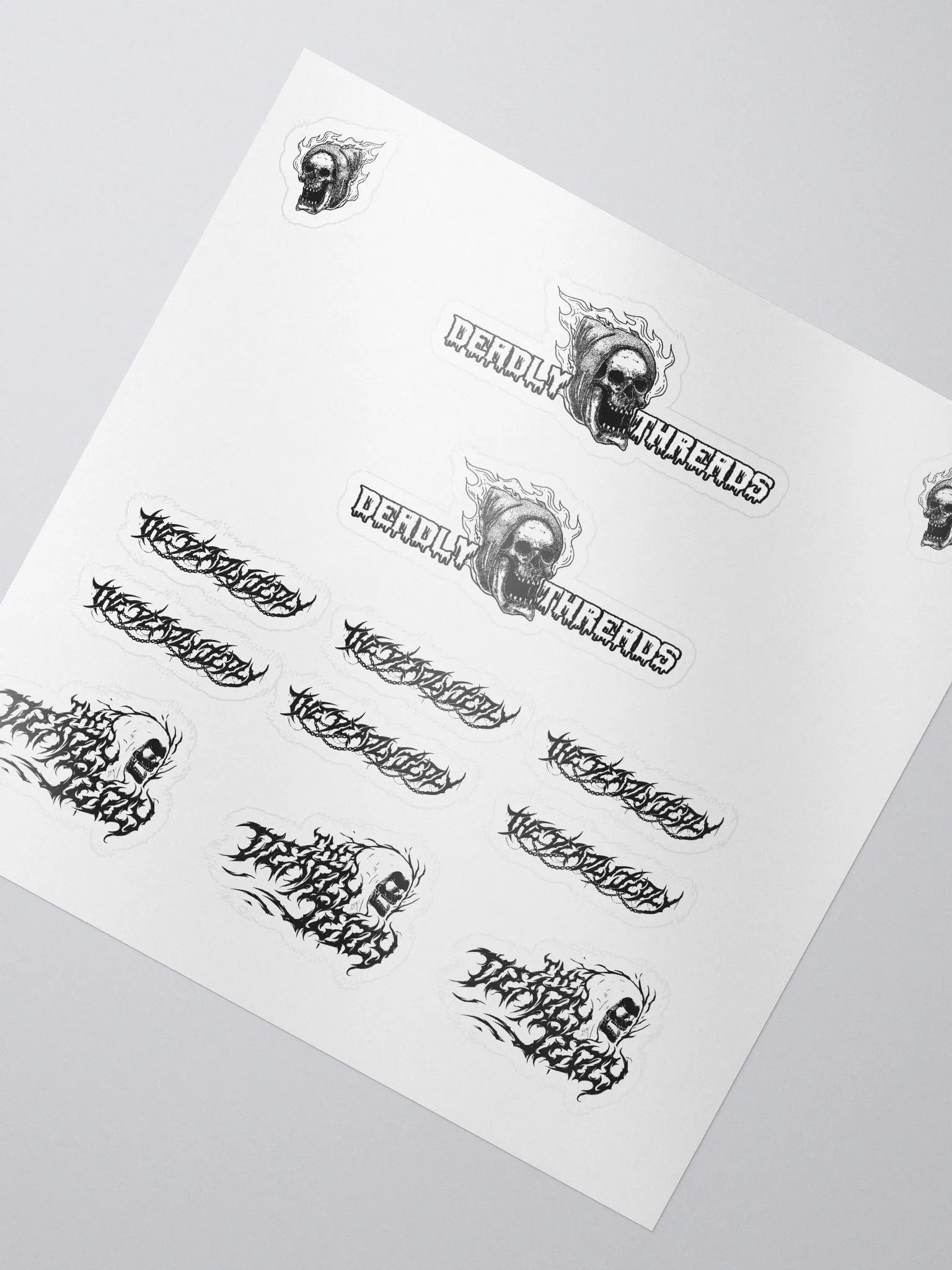 *Sticker Sheet* Deadly Threads x The Deadly Jedly Collab product image (2)