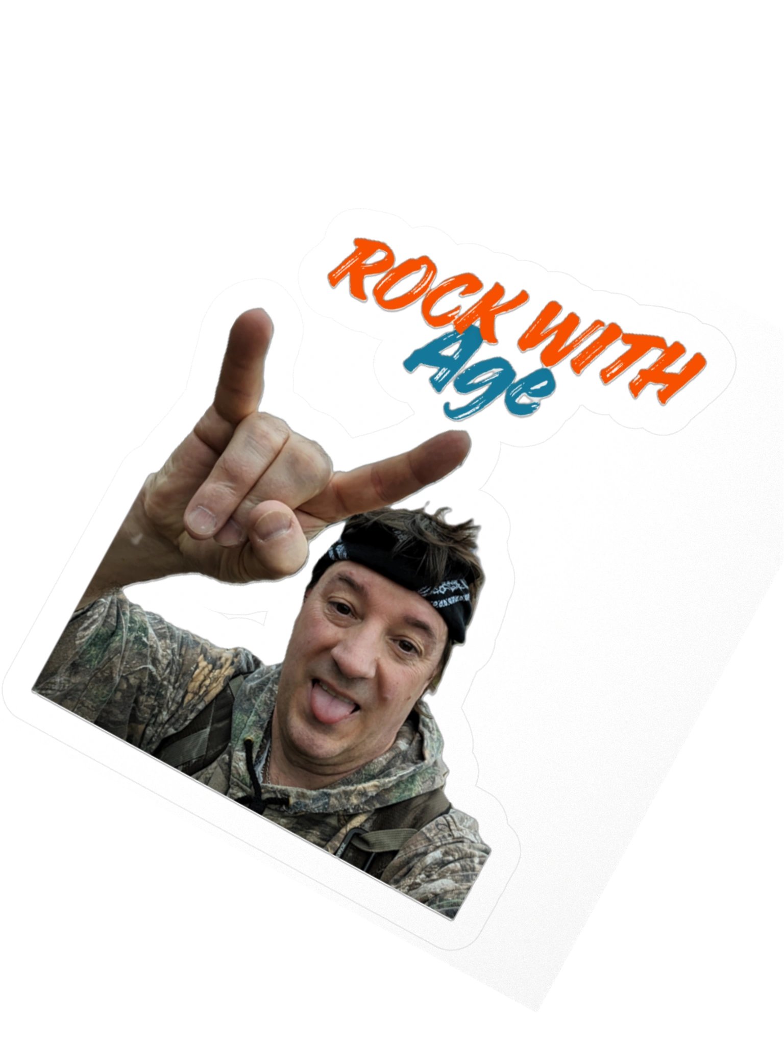 The Official "Rock With Age" Sticker (Kiss-Cut) product image (2)