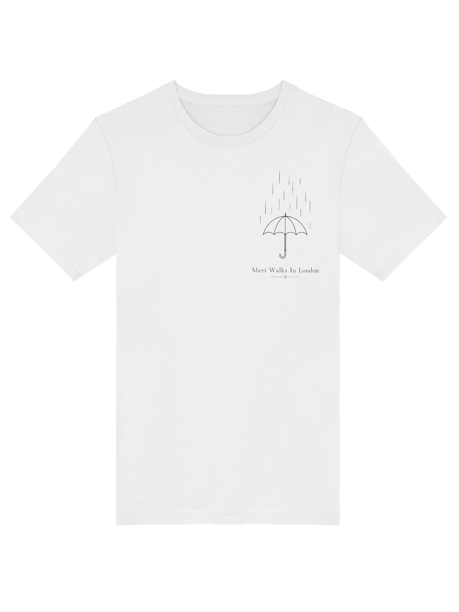 Bella+Canvas Supersoft T-Shirt | Minimal Umbrella Design W product image (5)