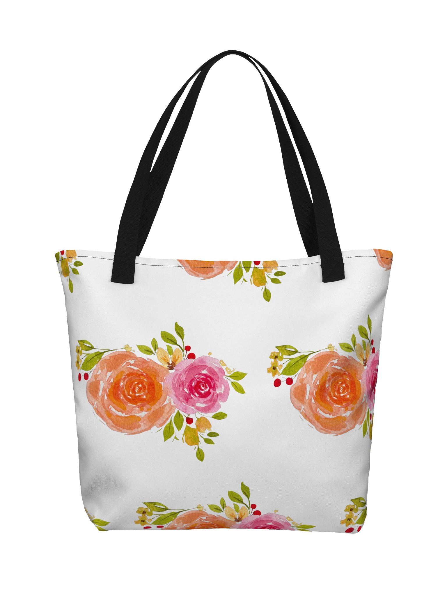 Watercolor Bloom All-Over Print Tote Bag product image (6)