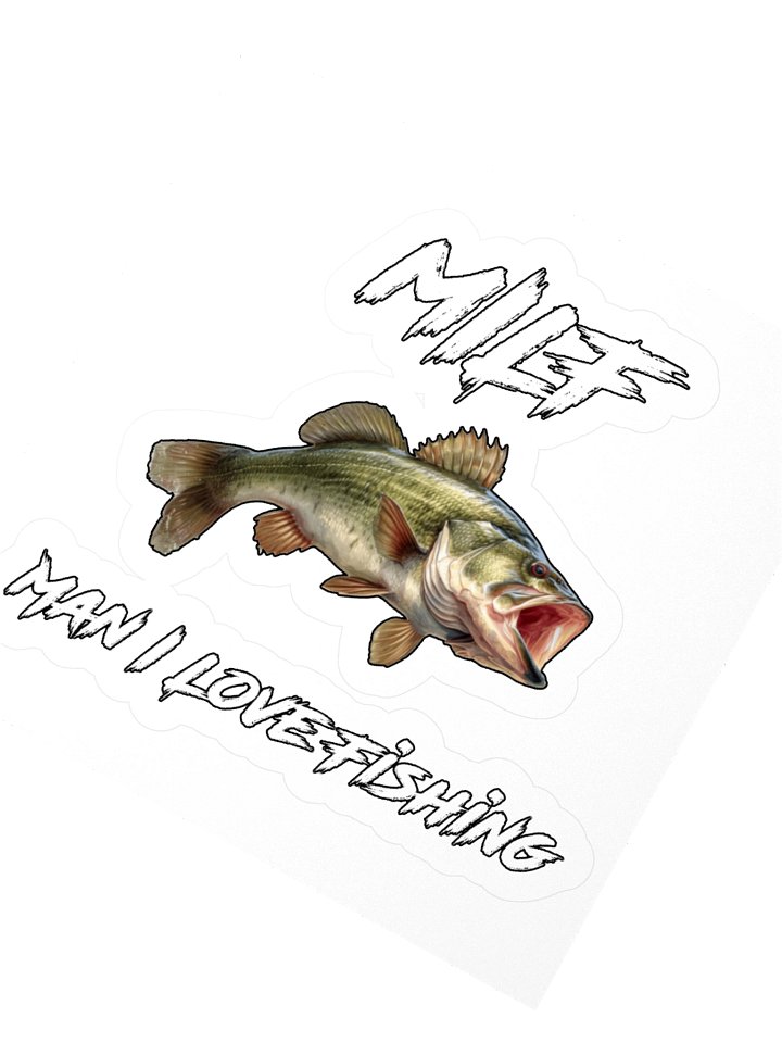 MILF - Man I Love Fishing Sticker product image (4)