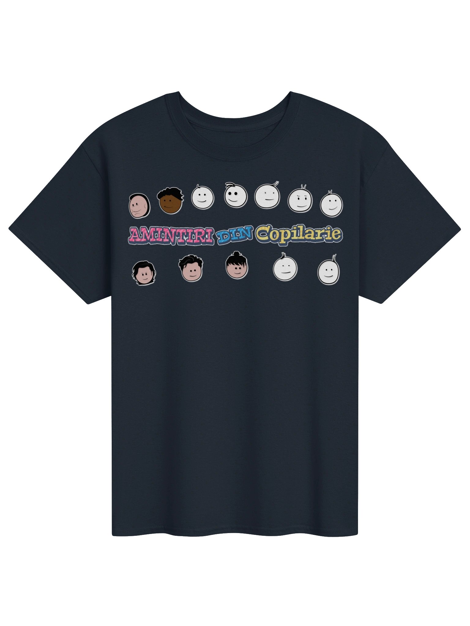 👕 Tricou Bleumarin Bărbați „Amintiri Din Copilărie” – Personajele product image (1)