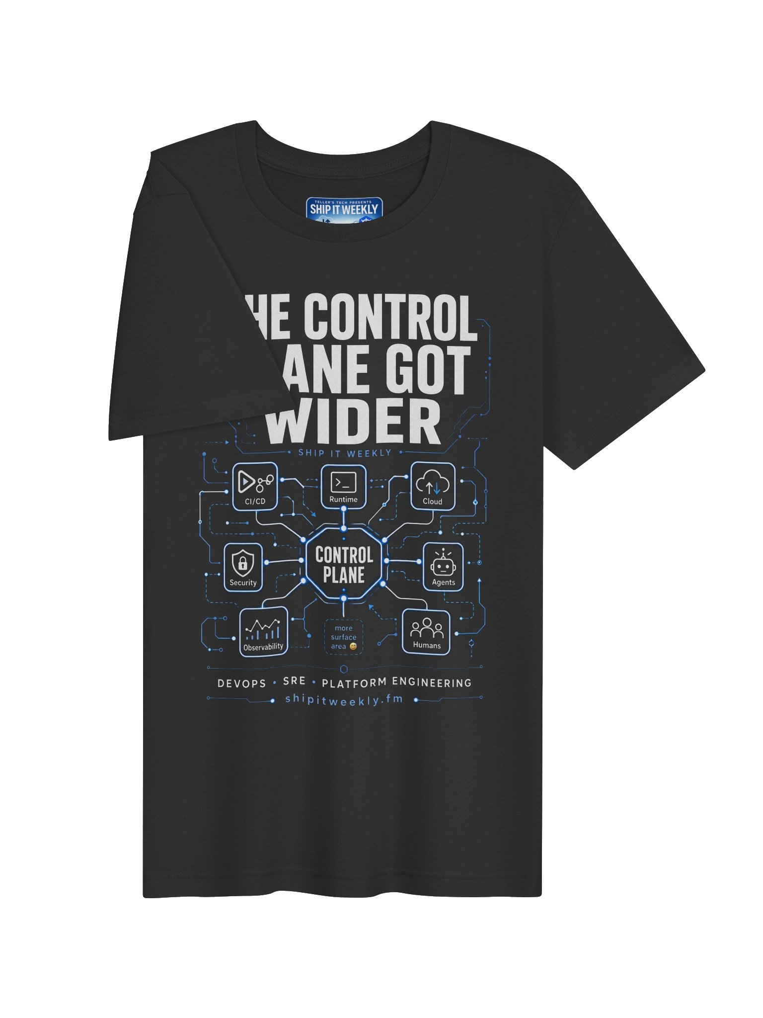 The Control Plane Got Wider | Ship It Weekly DevOps Tee product image (13)