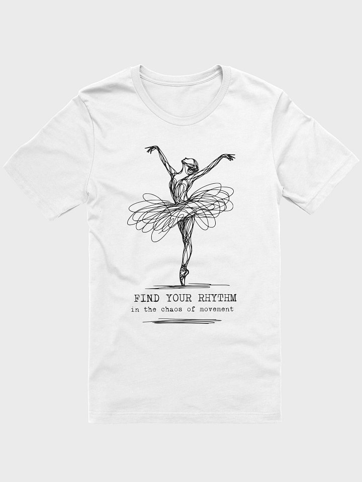Minimalist Ballerina Line Art Tee product image (1)