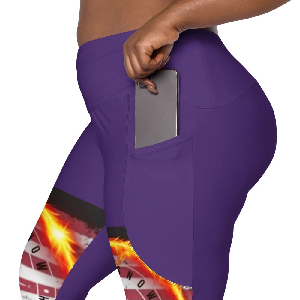 Leggings w pockets Purple product image (7)