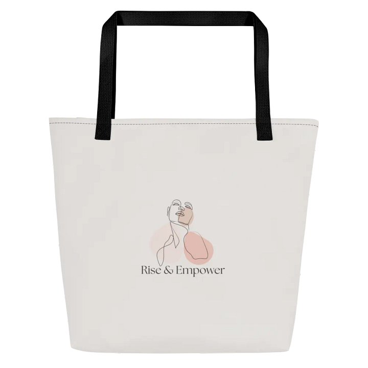 Large Tote Bag w/ Pocket LTFB0120 product image (1)
