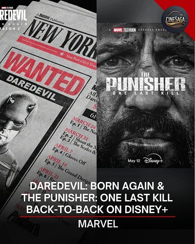 Daredevil: Born Again Season 2 wraps on May 5.
One week later, The Punisher: One Last Kill begins streaming May 12 on Disney+.