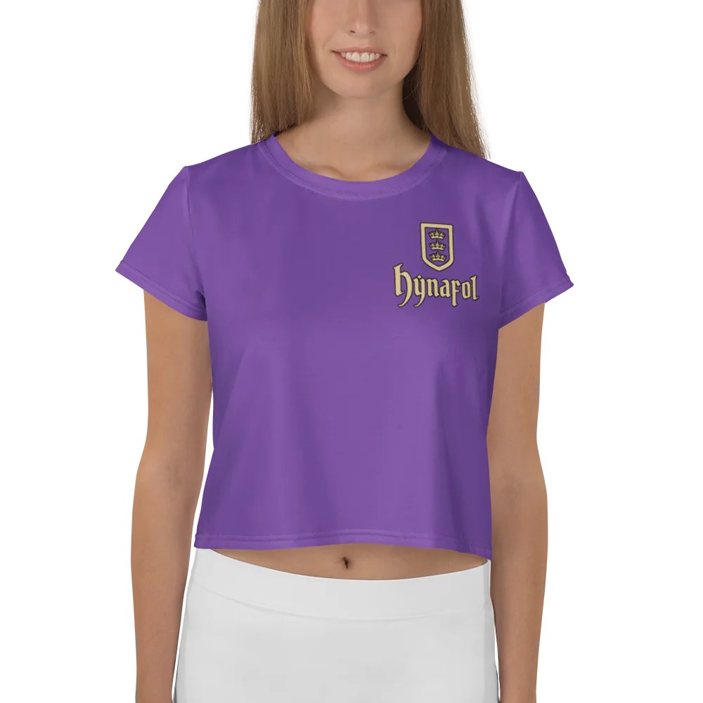 Court of Ambition Crop T - Purple product image (2)