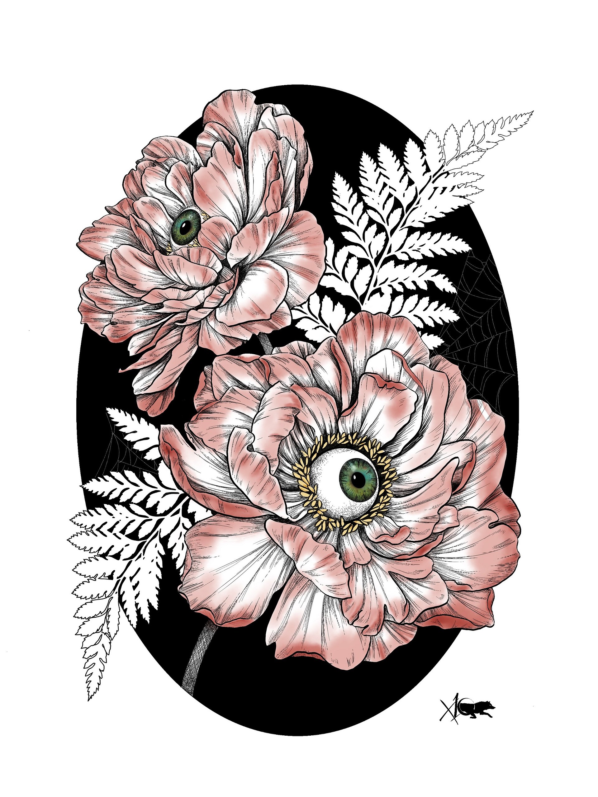 With Our Eyes Wide Open Print product image (1)