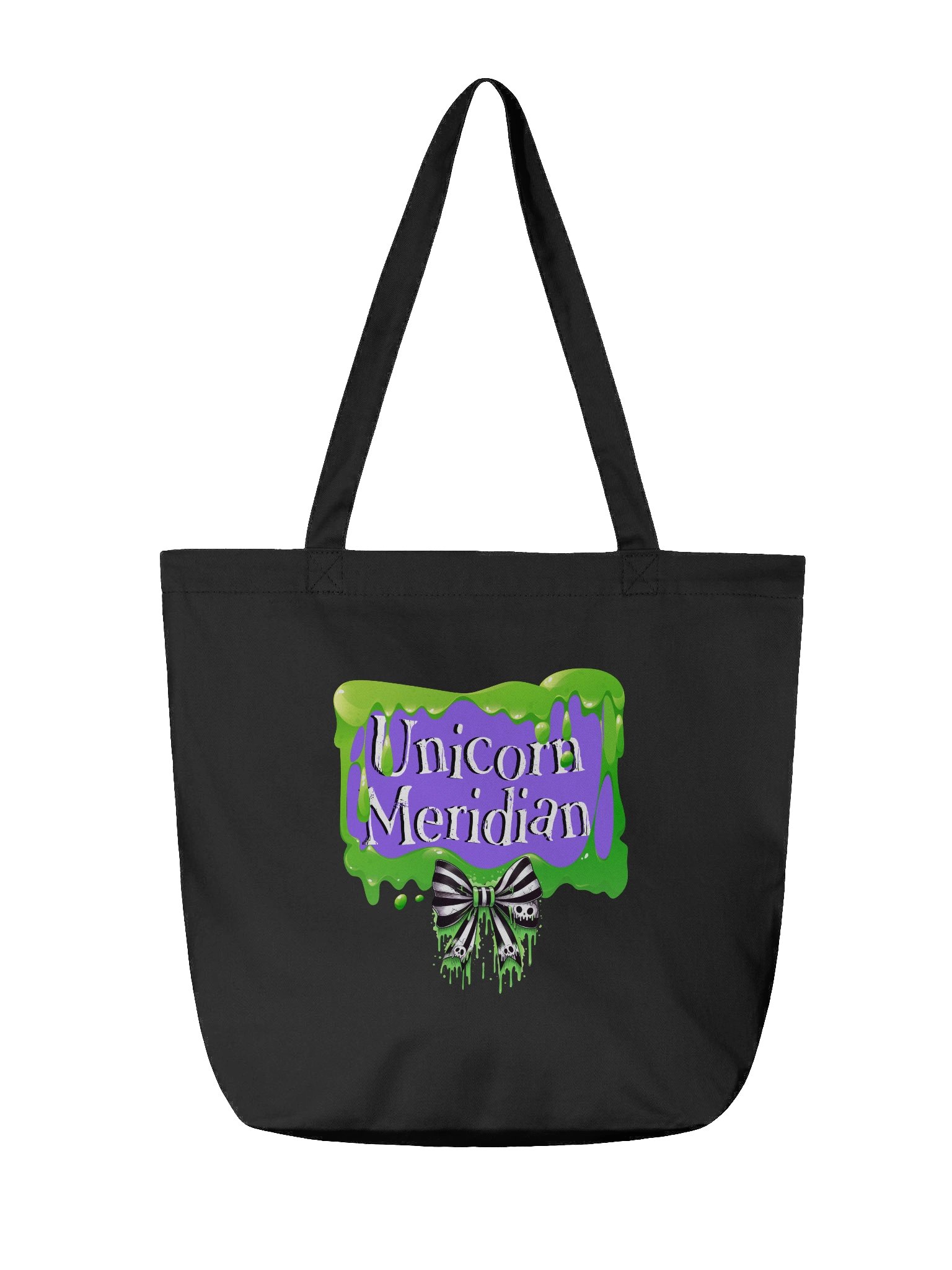 [UM Designs] Til the Living Do We Part - Black Tote Bag product image (2)