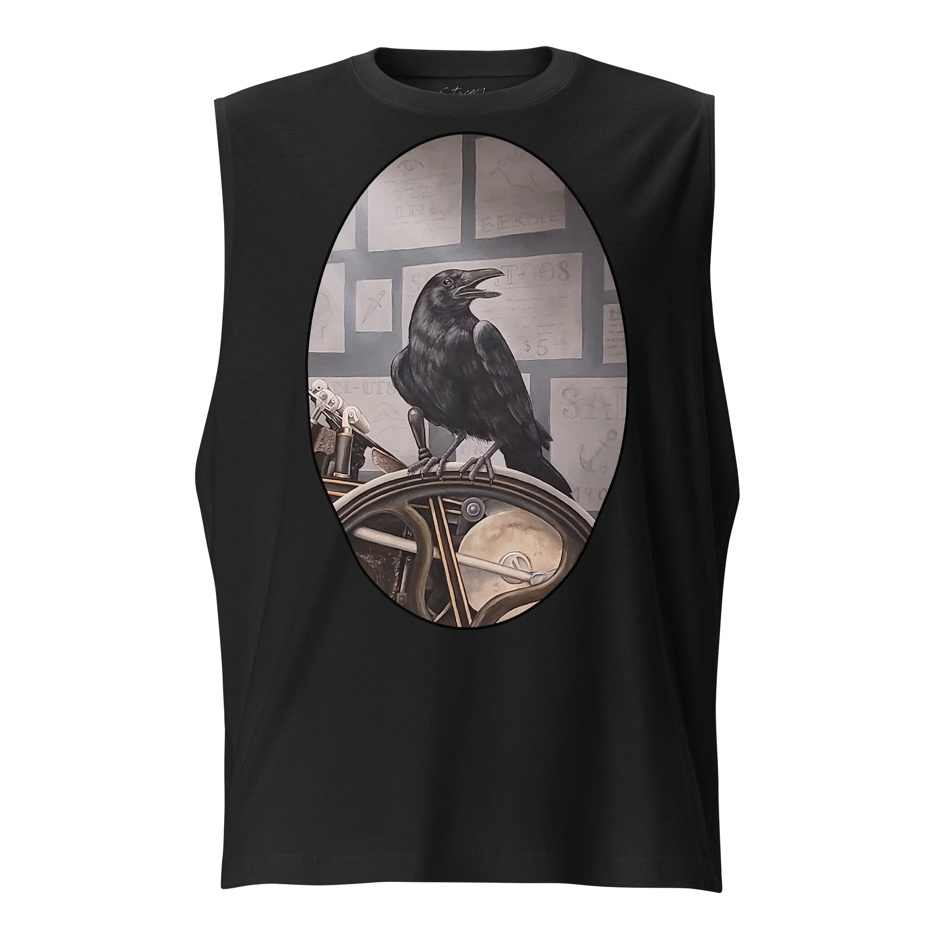 Raven's Letterpress Muscle Tank product image (3)