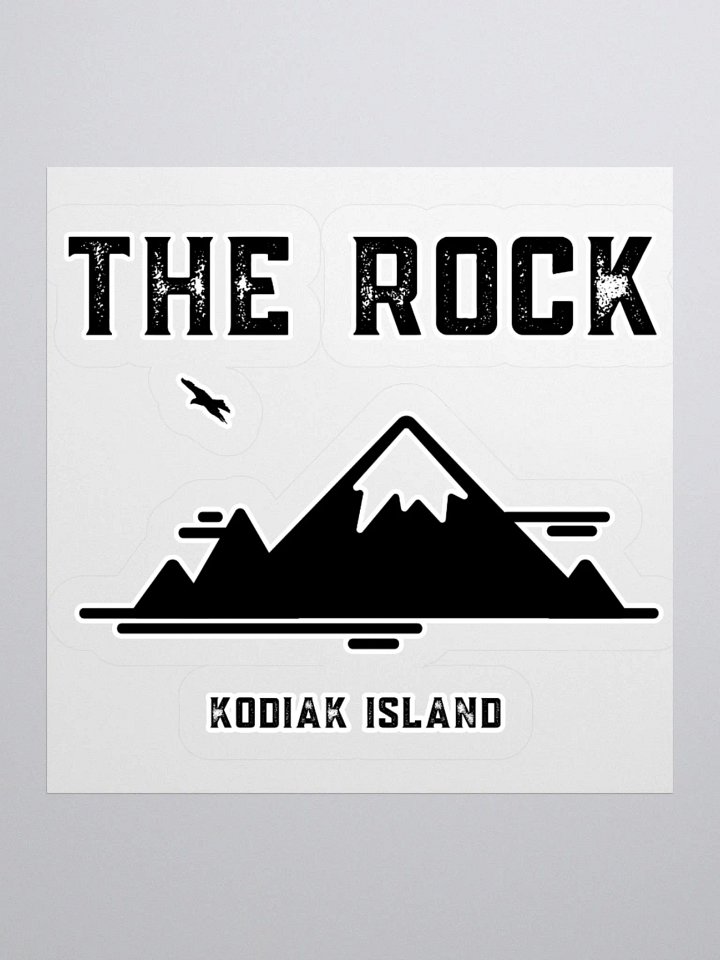 The Rock Sticker (Black) product image (2)