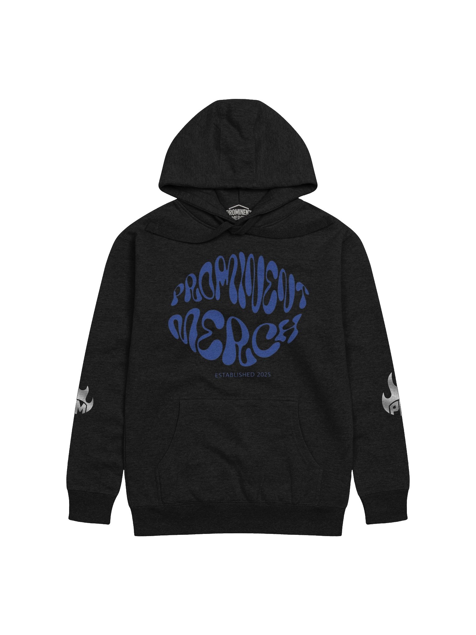 Unisex Blue Neon Prominent Merch Premium Hoodies product image (2)