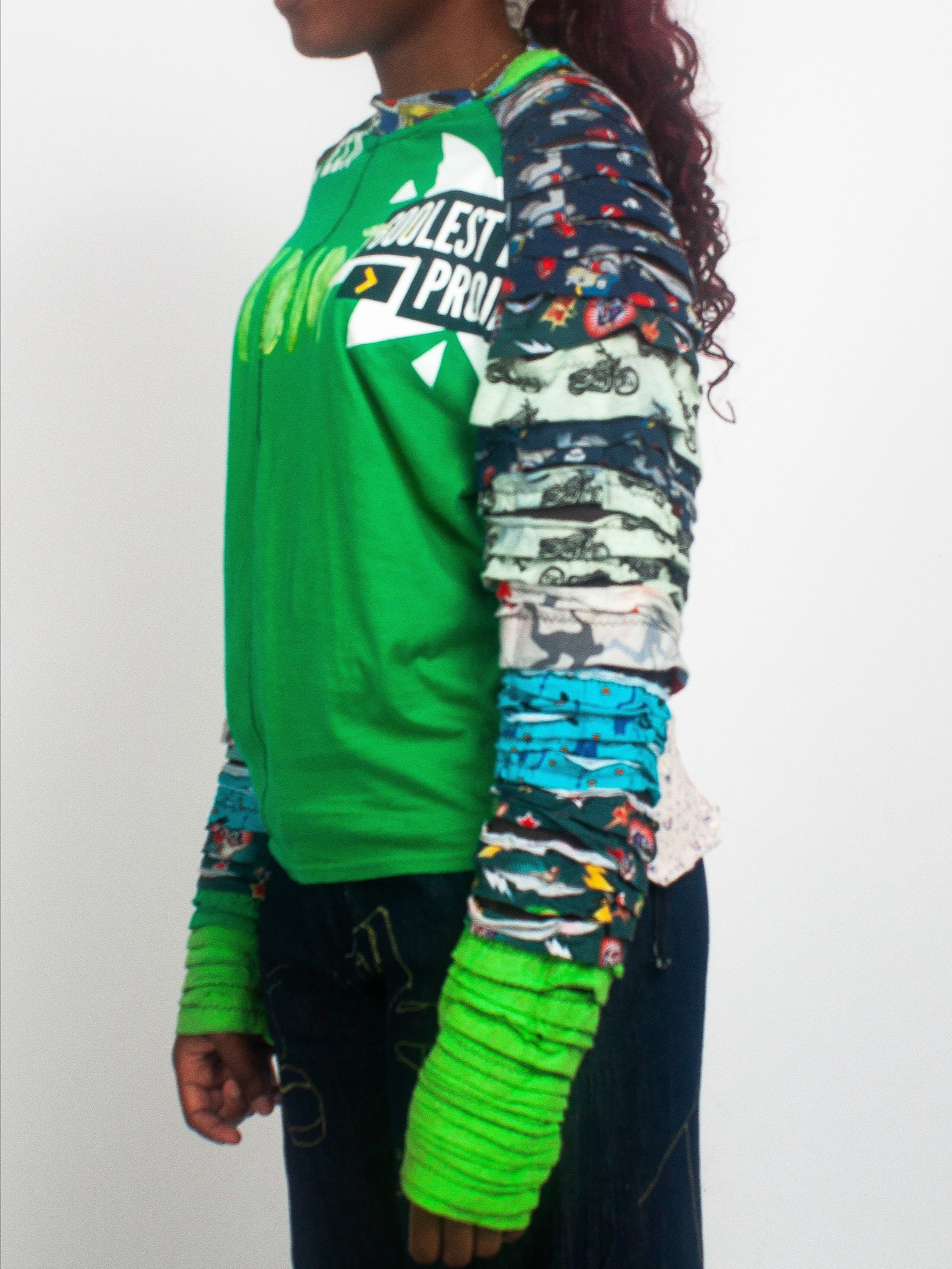 RAPID HEM LONG SLEEVE - GREEN product image (2)