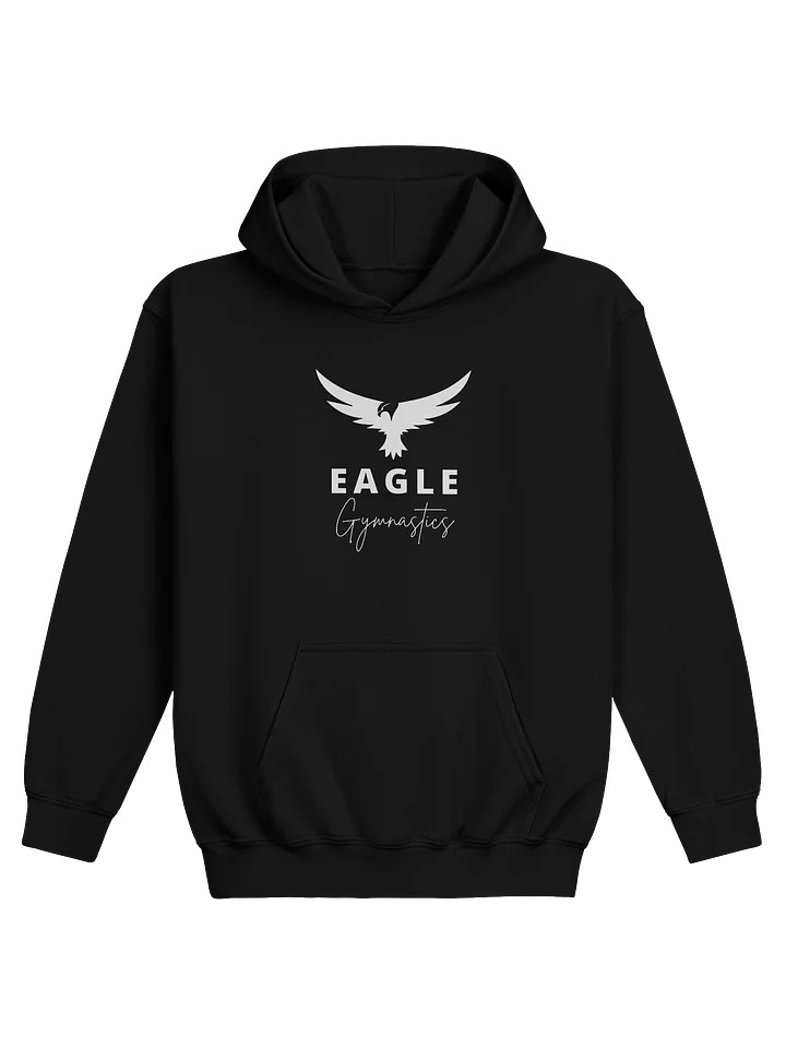 Youth hoodie white logo product image (1)