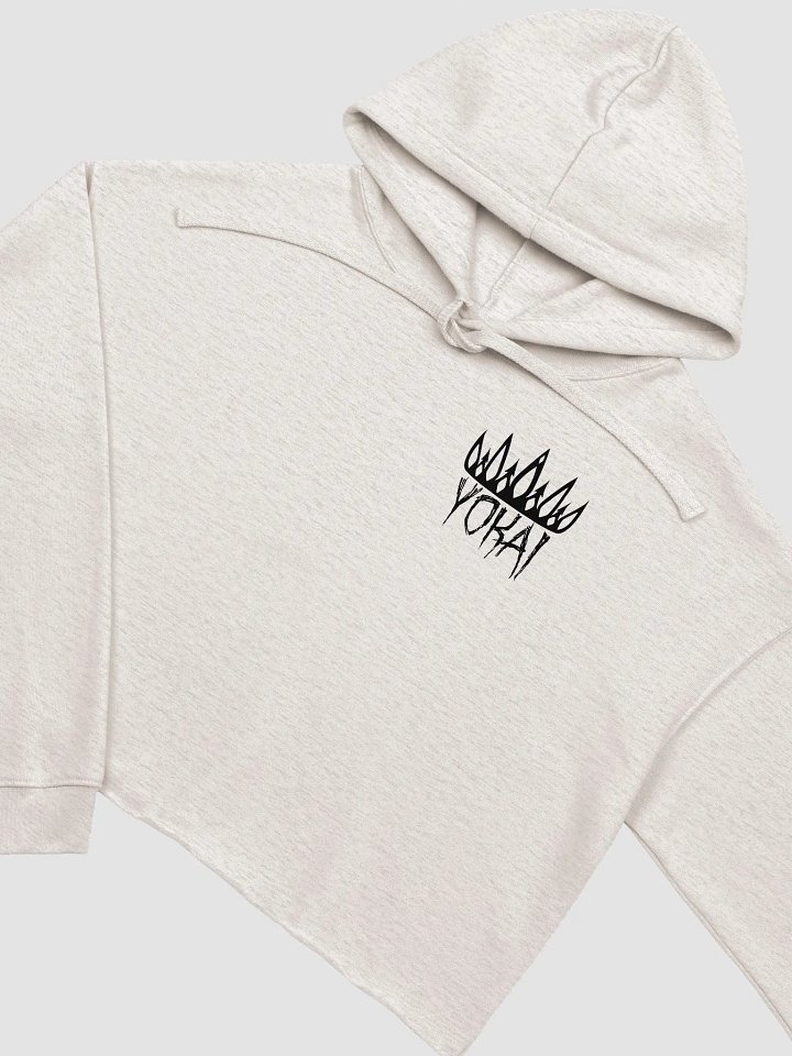 Yokai Queen (Small Black Logo) - Cropped Sweatshirt product image (2)