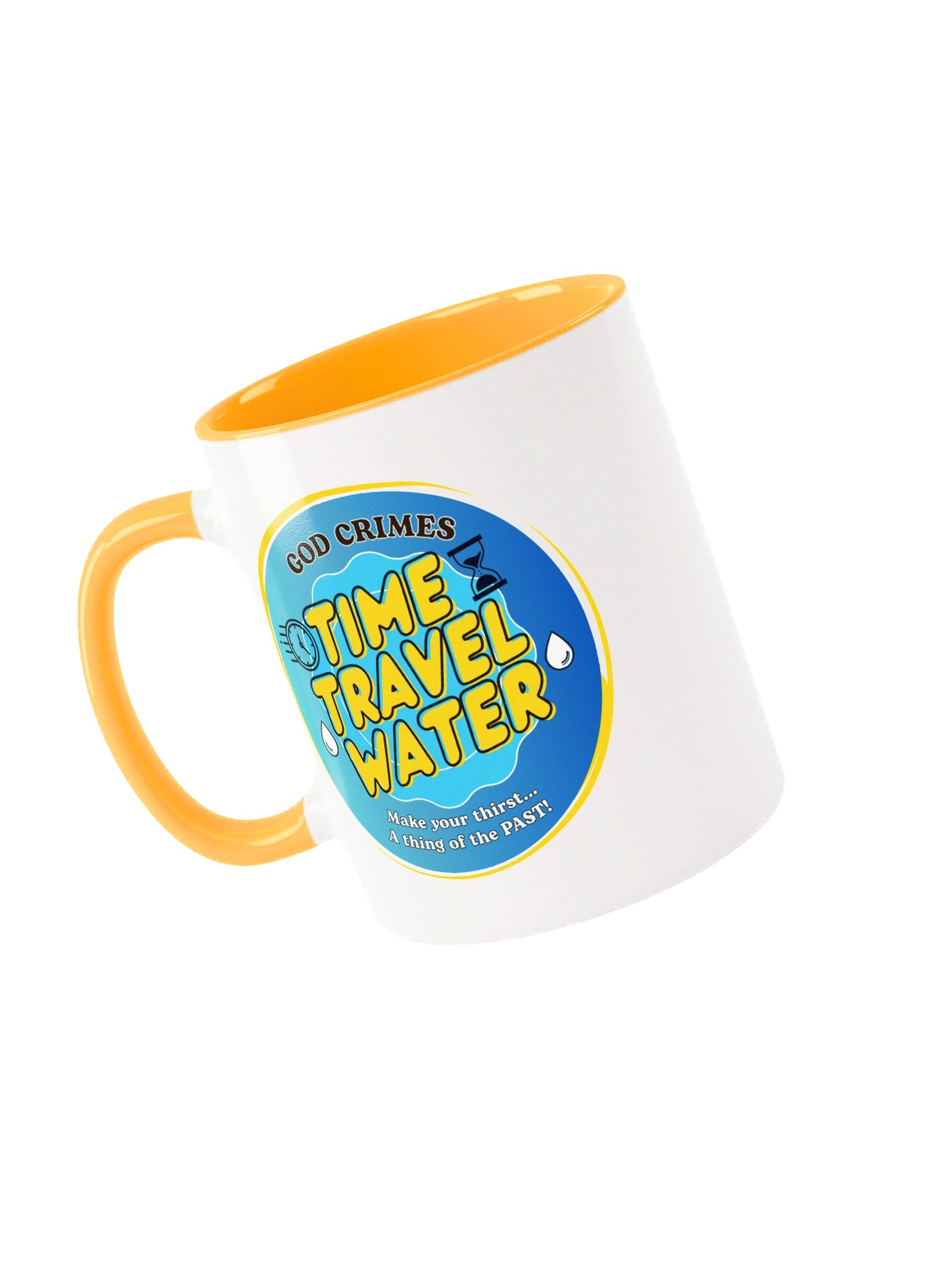 Time Travel Water Mug - Yellow product image (3)