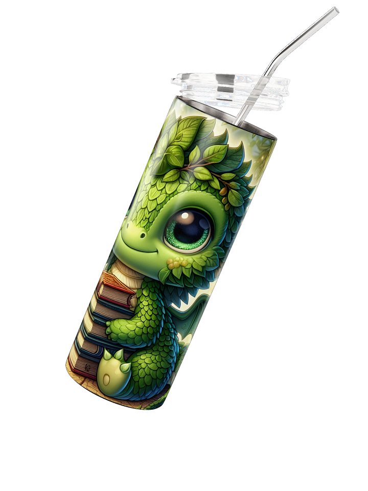 Not for Bookworms - Book Dragons Only (Green) 20 oz. Tumbler product image (2)
