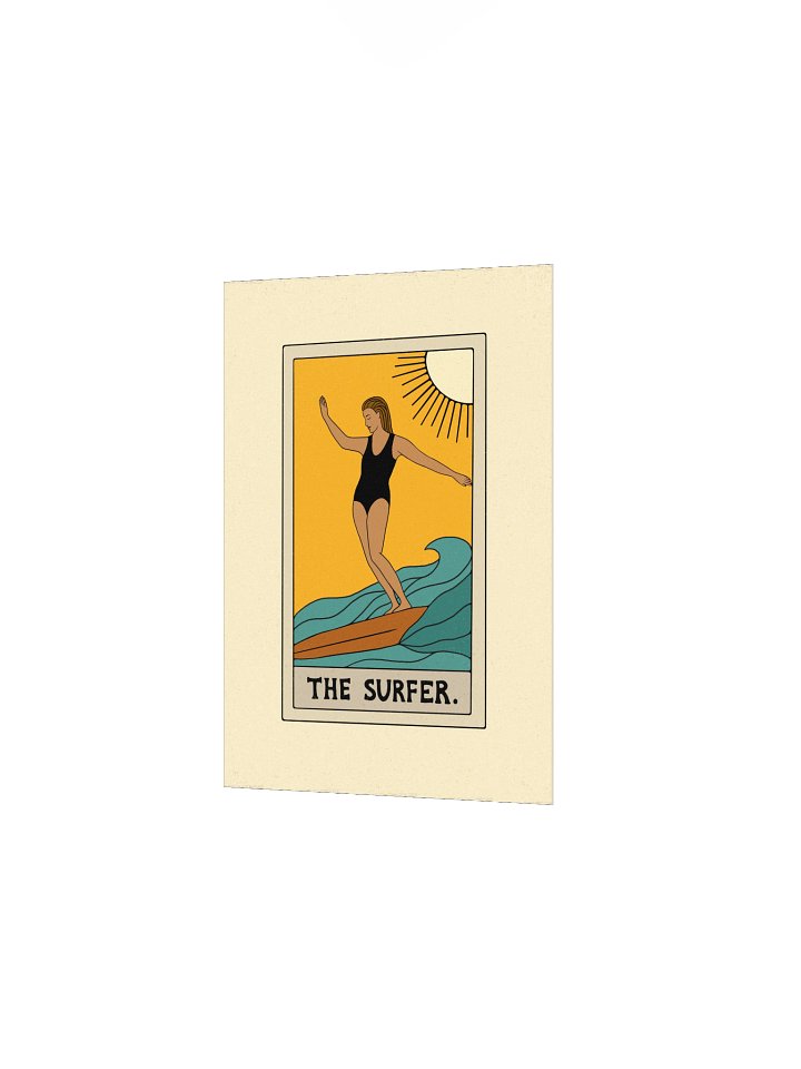 The Surfer Color ✷ Art Print product image (2)