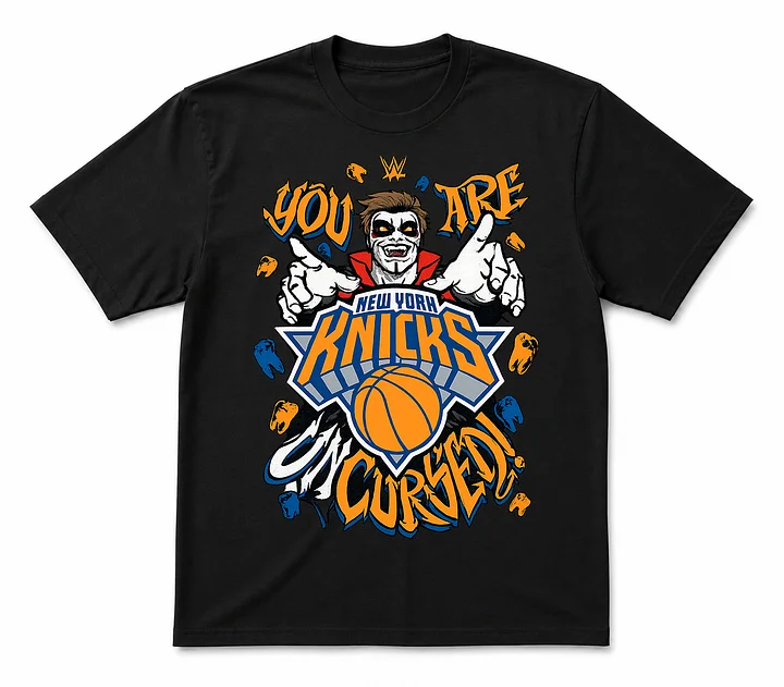 Danhausen New York Knicks Shirt Very Evil Uncursed Basketball Tee product image (1)