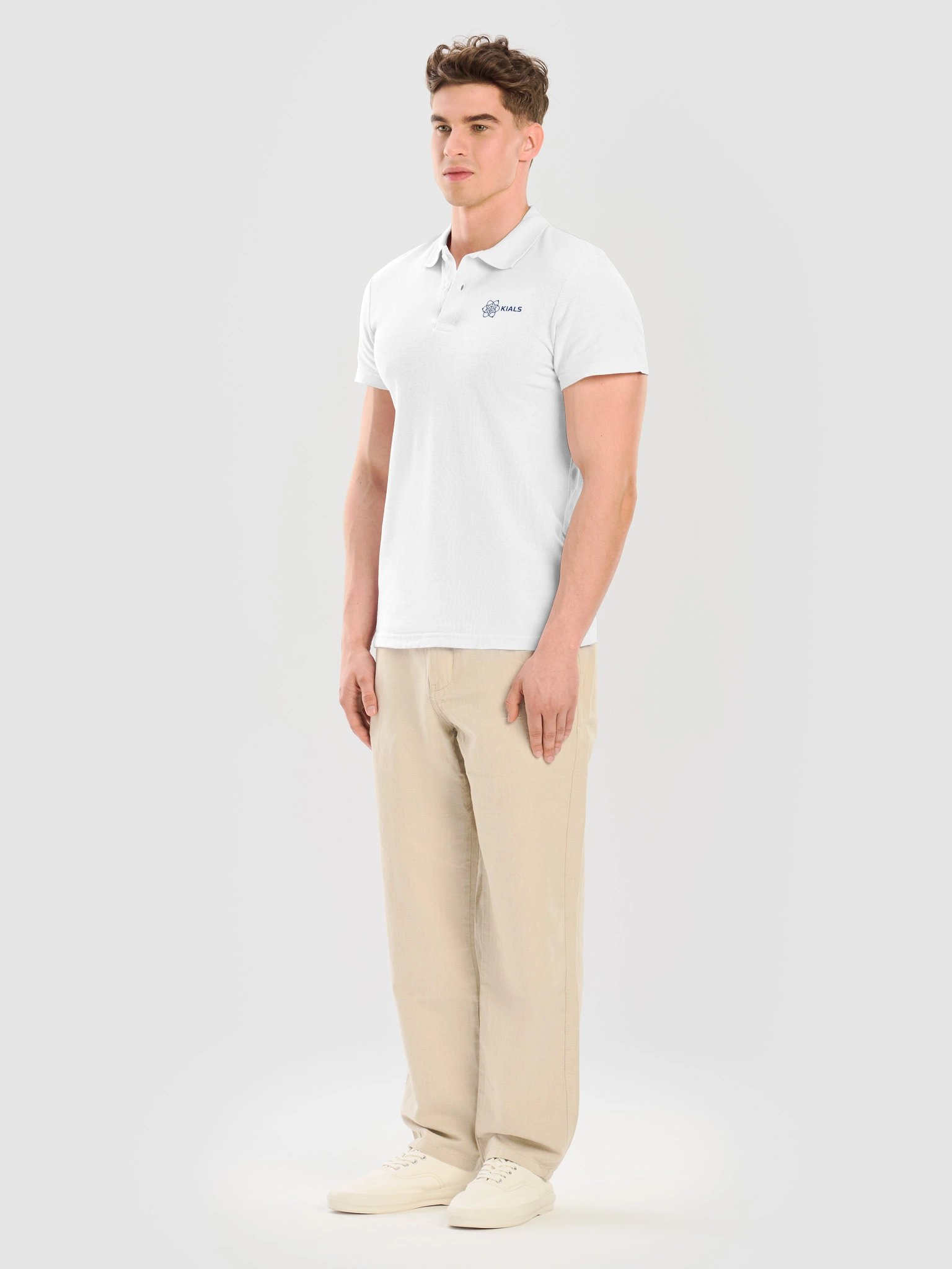 KIALS Polo (white printed) product image (3)