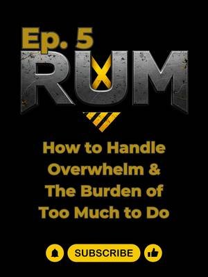 Episode 5: How to Handle Overwhelm & The Burden of Too Much to Do Subscribe on YouTube for more: https://www.youtube.com/@TheRawUnfilteredMotivator #RUM #RawUnfilteredMotivator #TheRawUnfilteredMotivator #MotivationalSpeaker #MotivationalSpeeches #nels #nelsinfinity #youtubechannel #youtubeclips #youtubepartner #tiktokpartner #arizona #phoenix