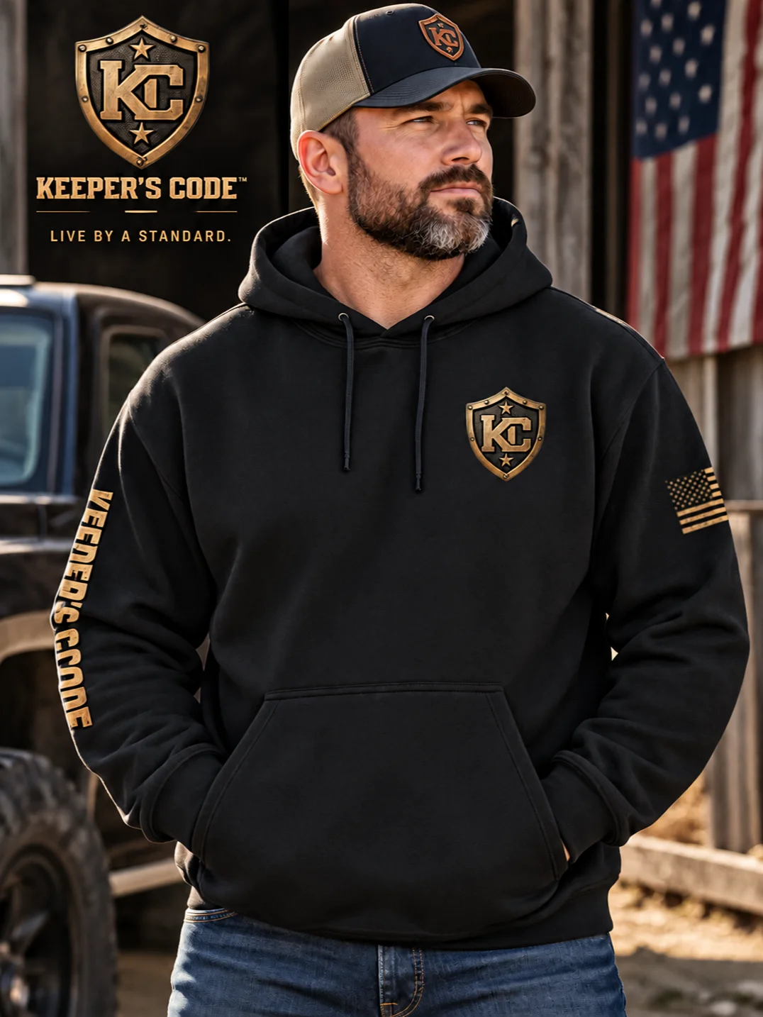 Keeper’s Code™ Men's Signature Logo Hoodie product image (1)