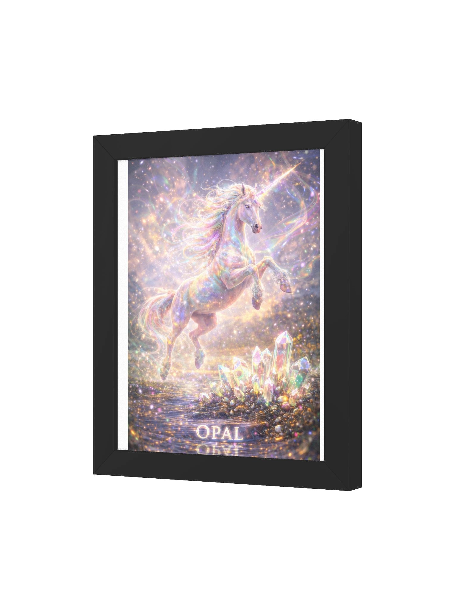 Opal Unicorn Framed Poster product image (103)