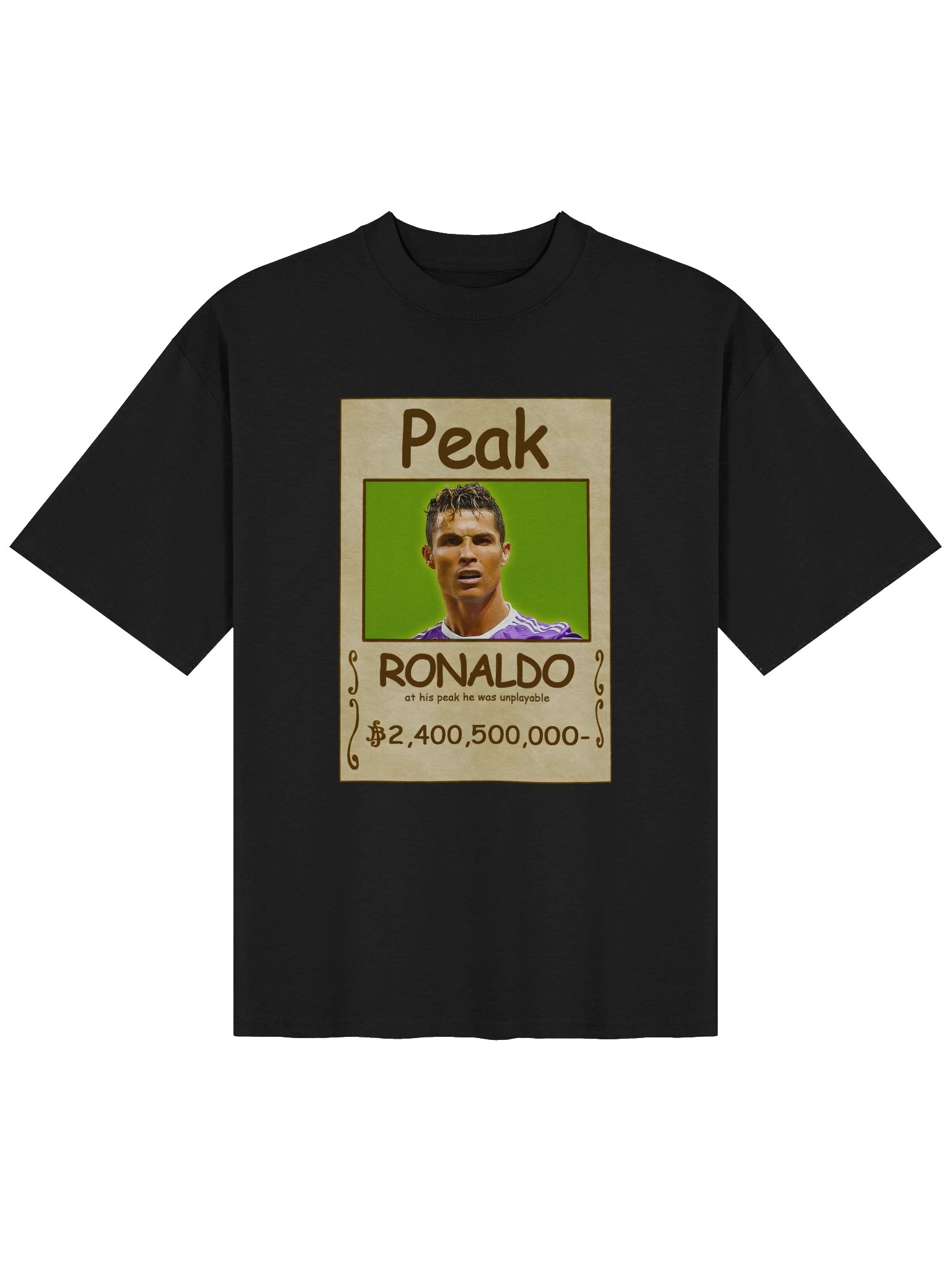 PEAK WANTED Ronaldo Tee (Oversized) product image (1)