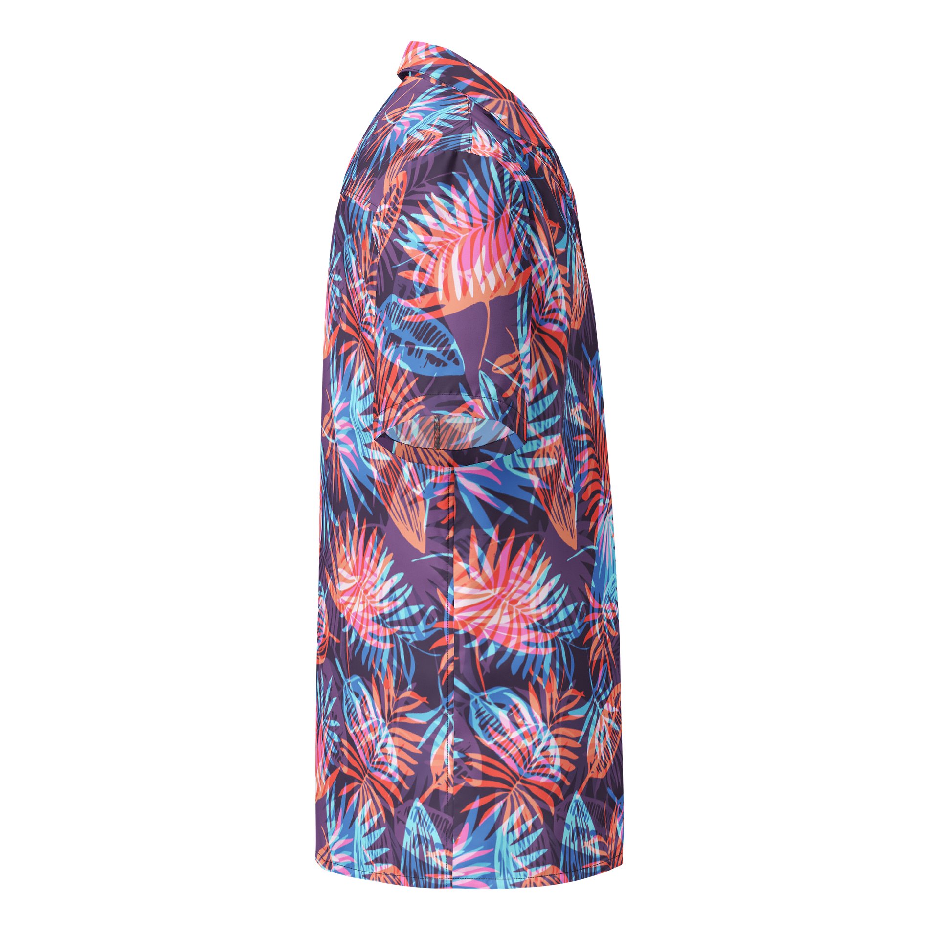 Comfortable Hawaiian Shirt with Bright Tropical Print product image (4)