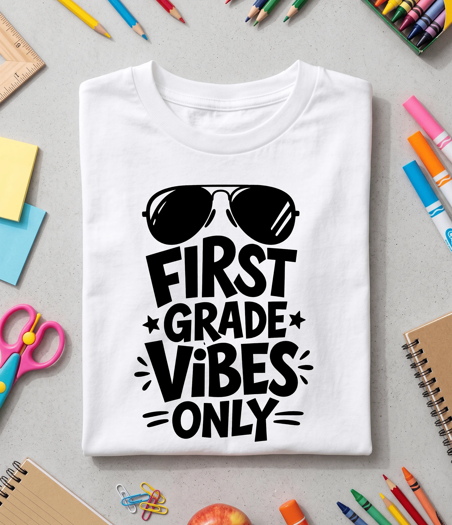 First Grade Vibes Only Shirt – Cool Back to School Tee 😎 product image (1)