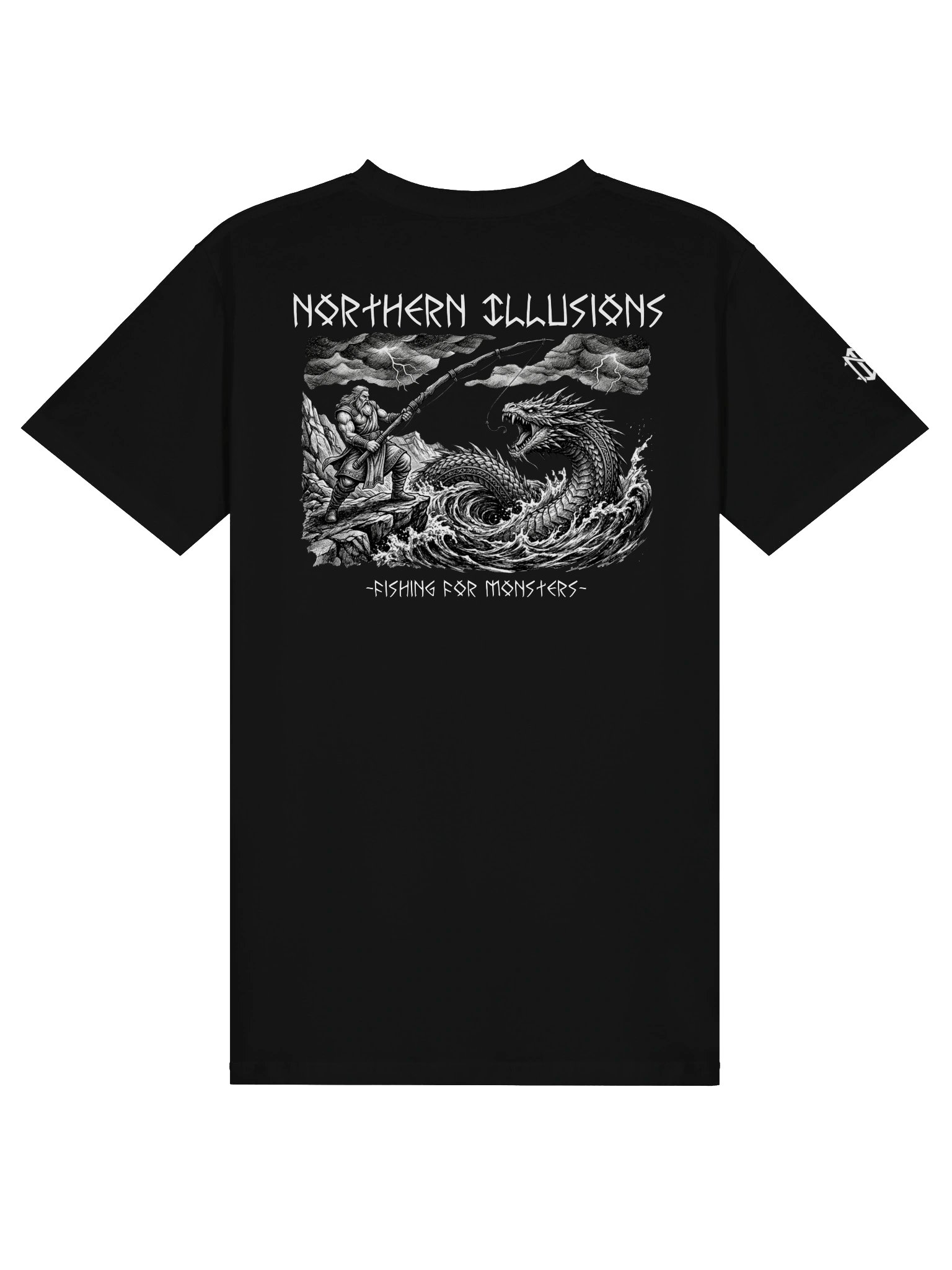 NORTHERN ILLUSIONS - The Great Catch (Thor & Jörmungandr) Tee product image (2)