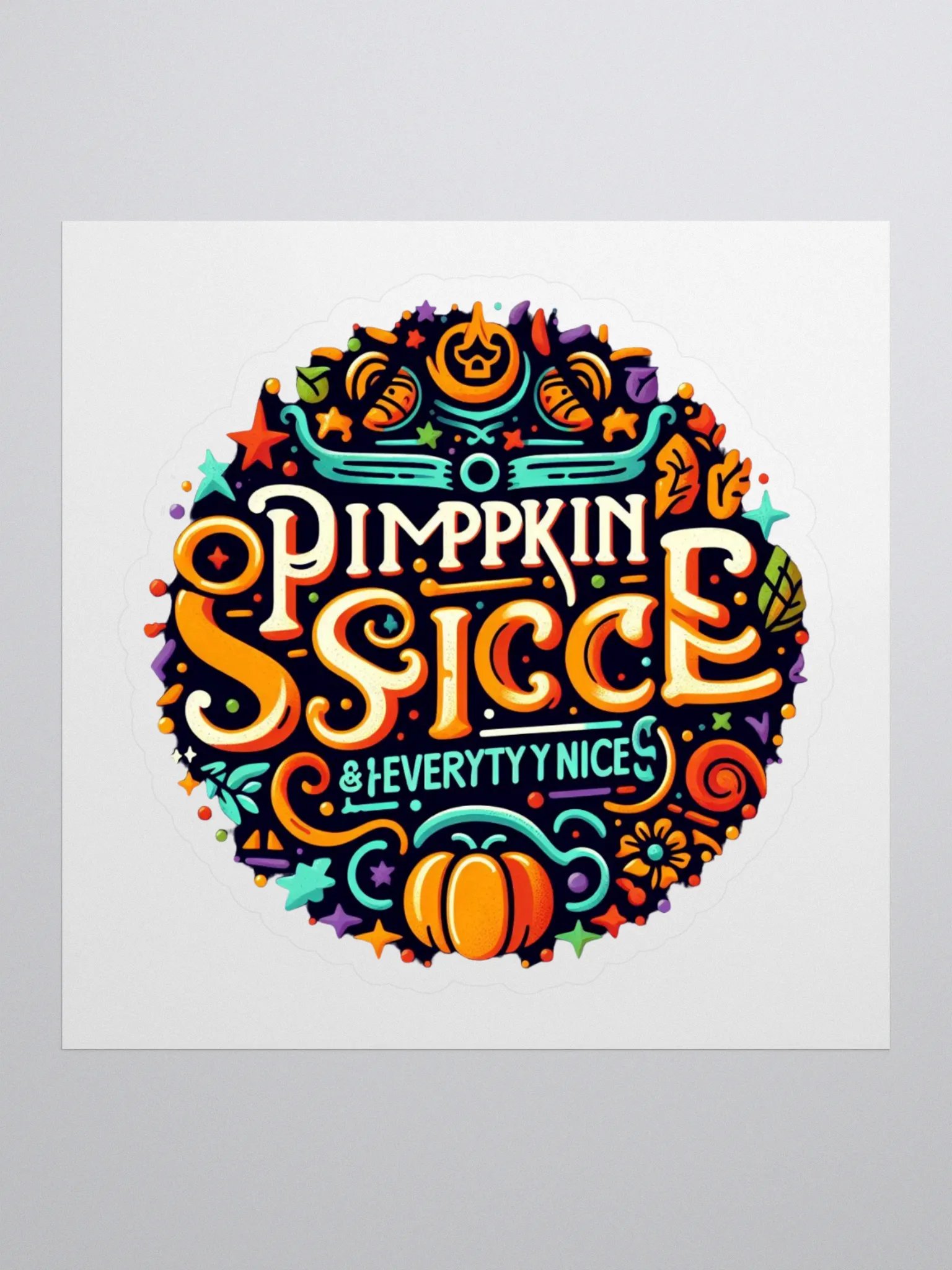Pumpkin Spice Delight Sticker Set product image (1)