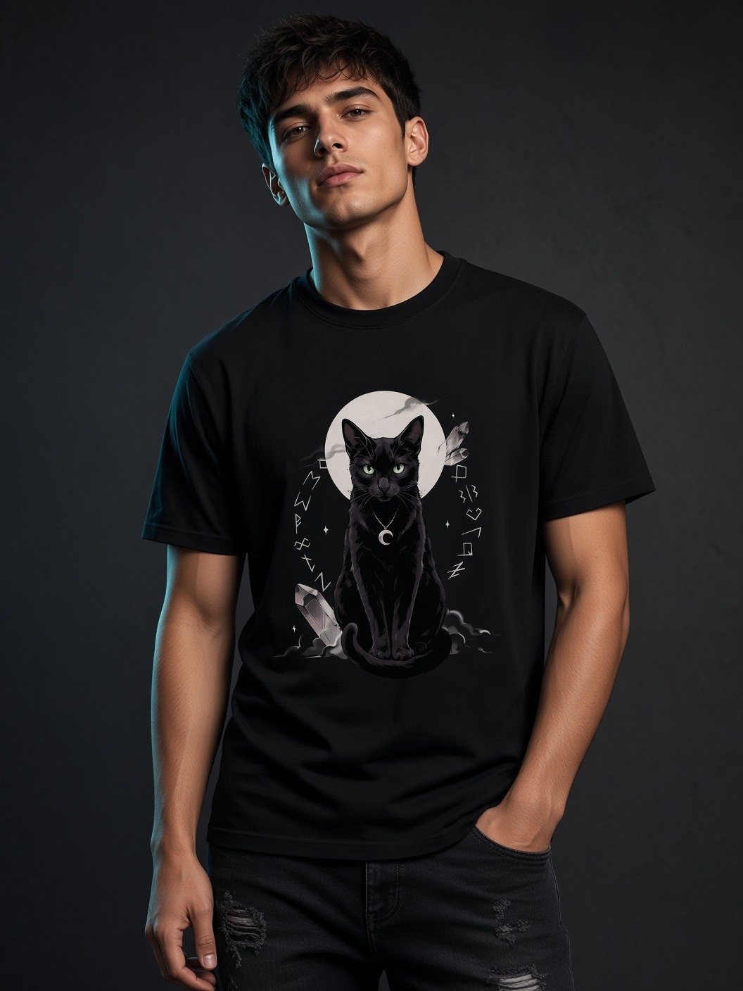The Ritual Familiar // Runic Eclipse Heavyweight Tee product image (2)